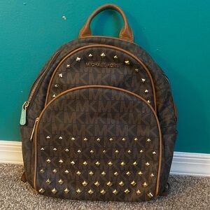 Studded Michael Kors Backpack